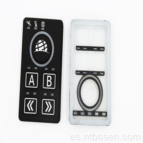 Botones de plástico 3M Botones Keypad de goma de silicona